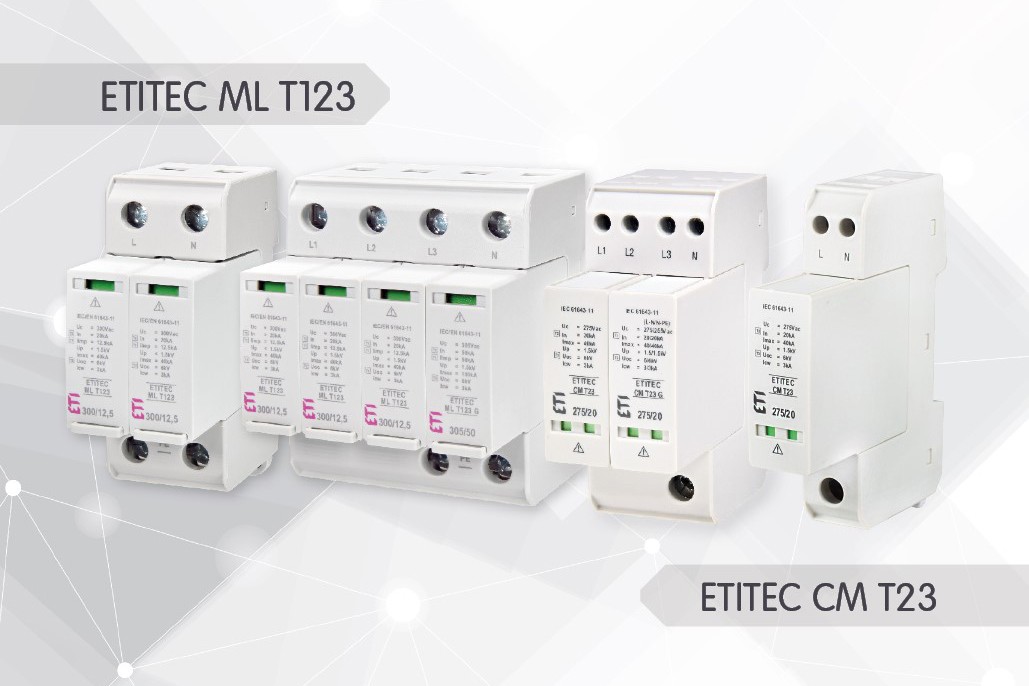 Нові серії обмежувачів ETITEC ML T123 та СМ Т23