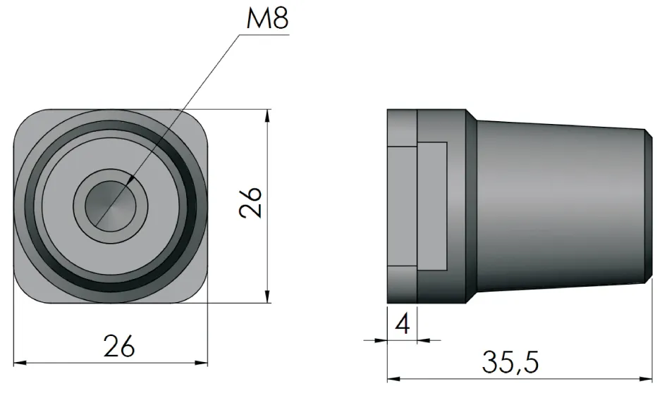 Тримач шини KVR-AI 001601650