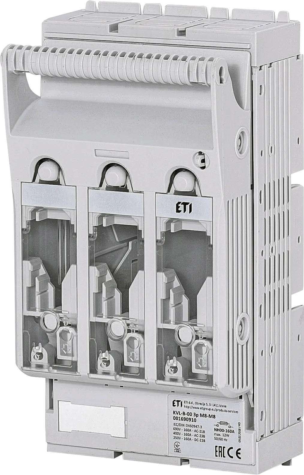 Роз'єднувач запобіжників KVL-B-00 3p M8-M8 001690910