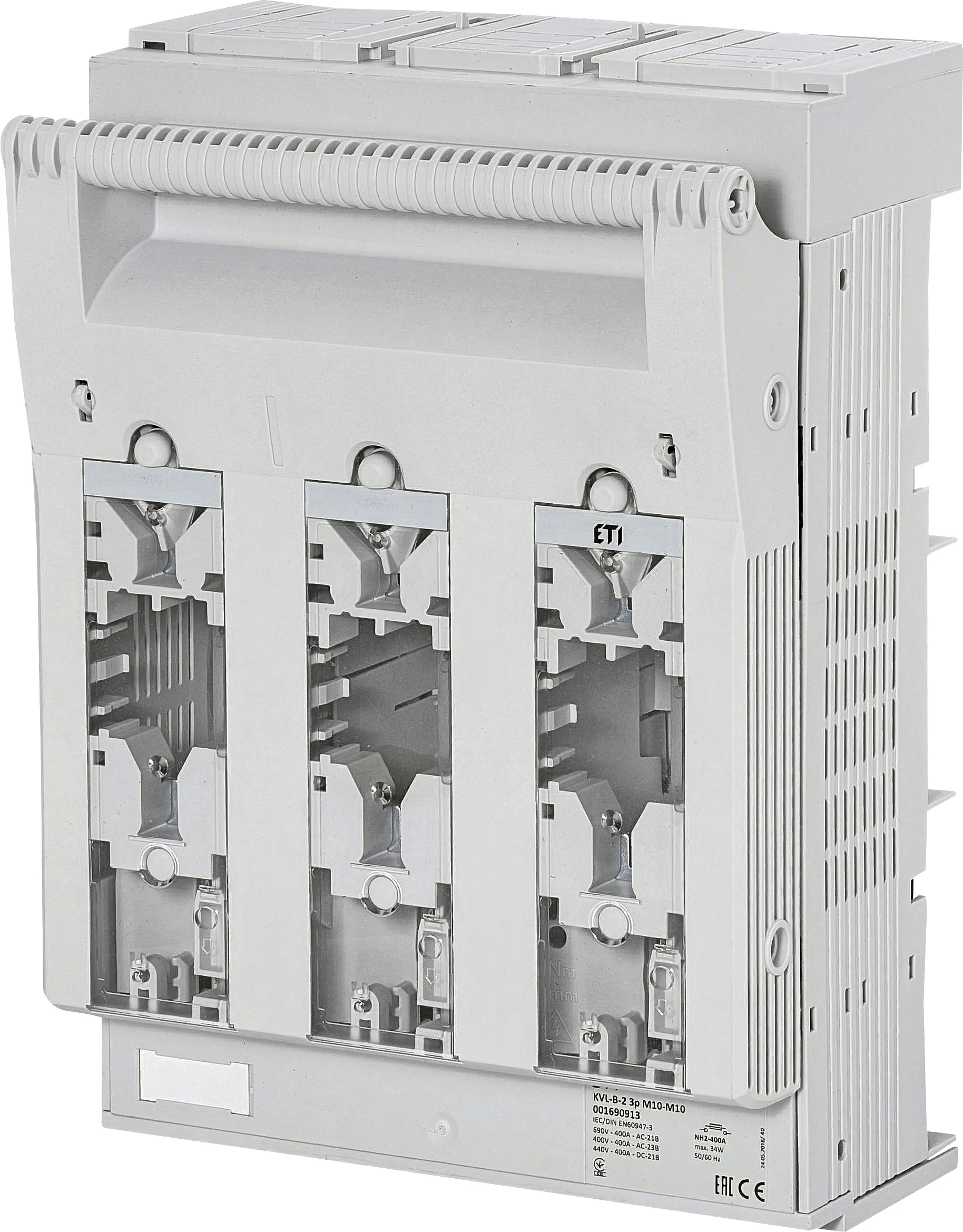 Роз'єднувач запобіжників KVL-B-2 3p M10-M10 001690913