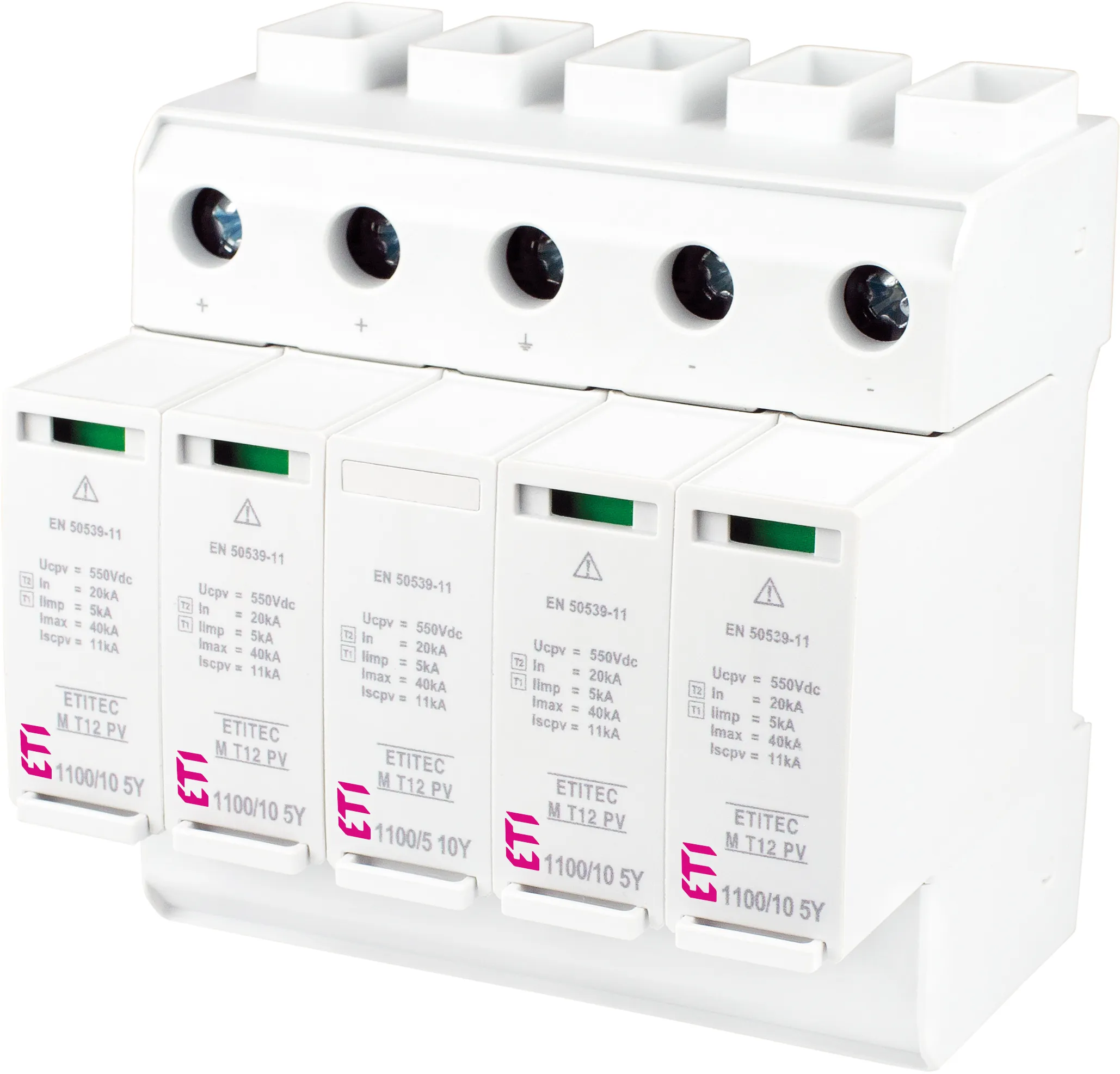 Обмежувач перенапруги ETITEC M T12 PV 1100/10 5Y 002440675