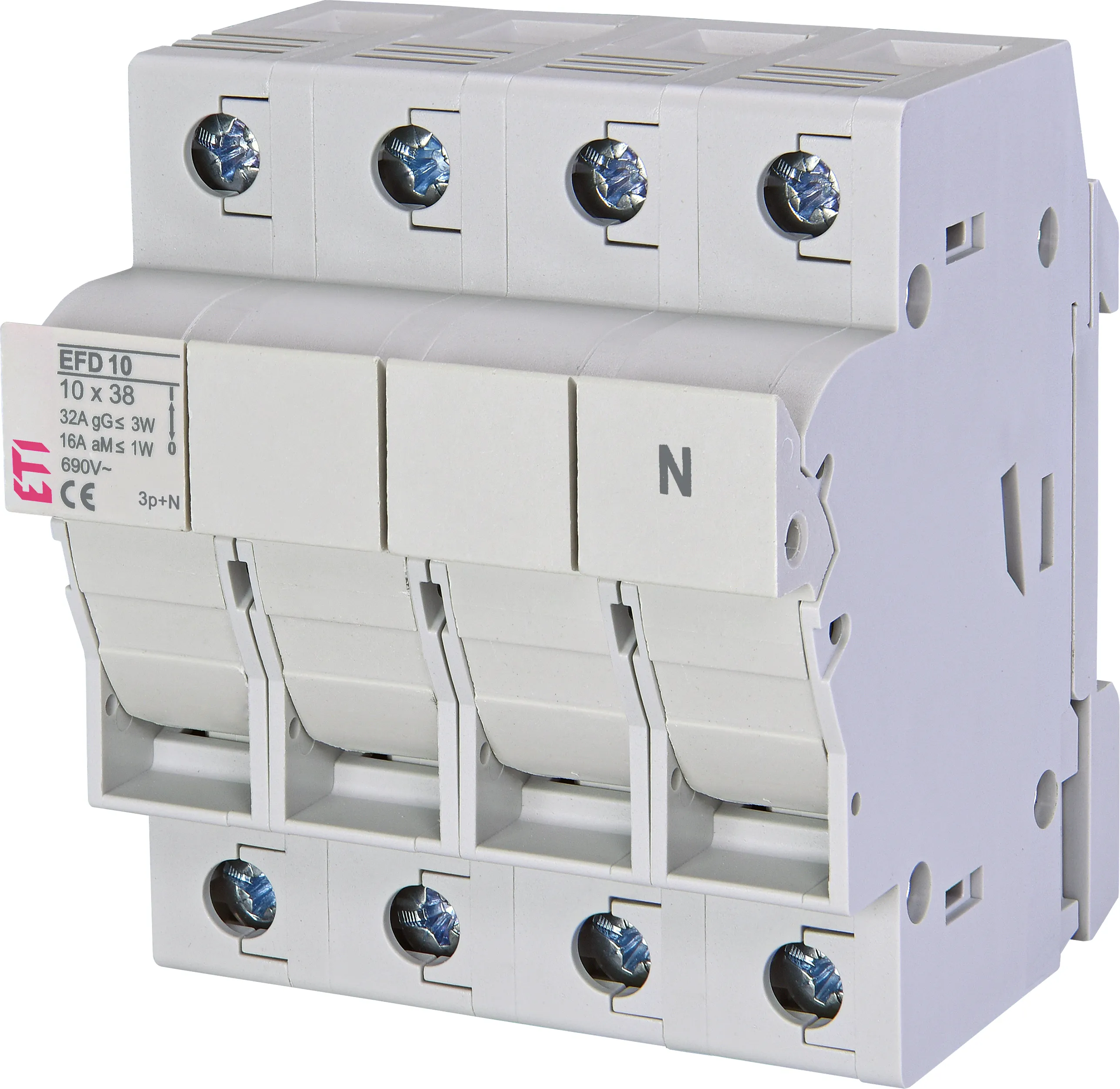 Роз'єднувач запобіжника EFD 10 3p+N AD 002540305