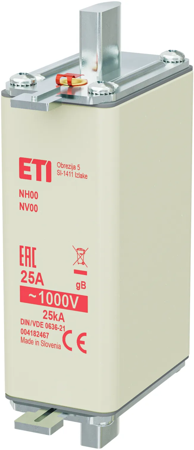 Запобіжник NH00/78 gB 25A/1000V 004182467