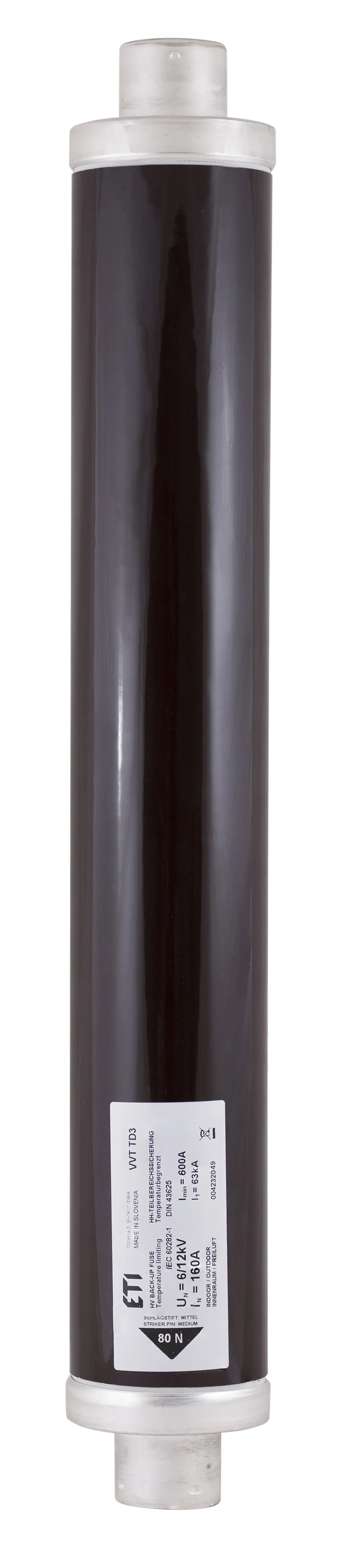 Запобіжник VVT-D3 12kV/160A 537 004232619