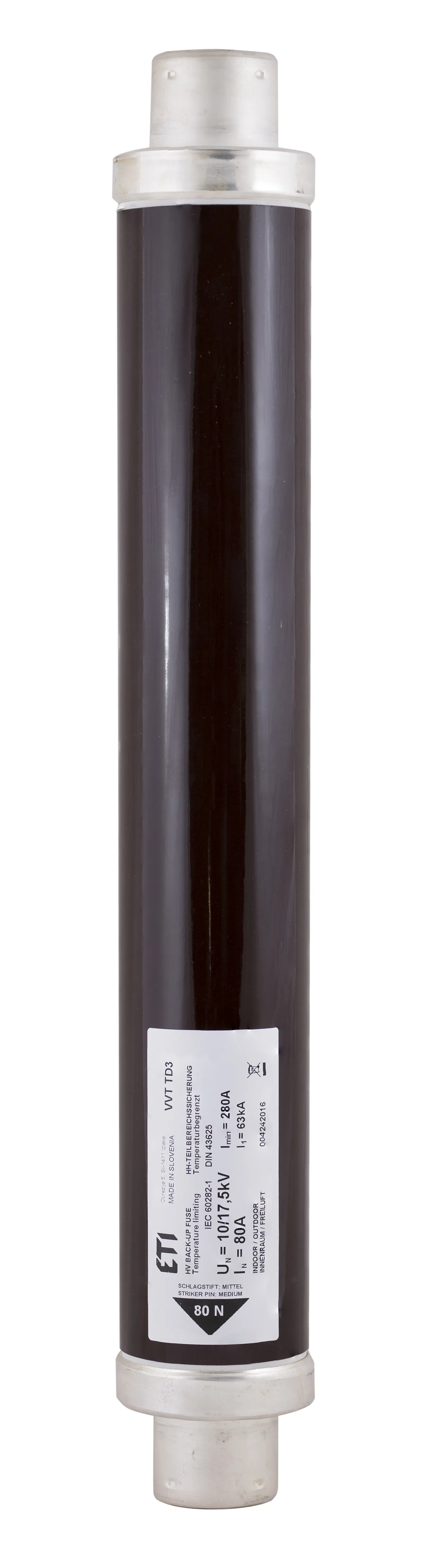 Запобіжник VVC3 17,5kV/2A 442 004240503