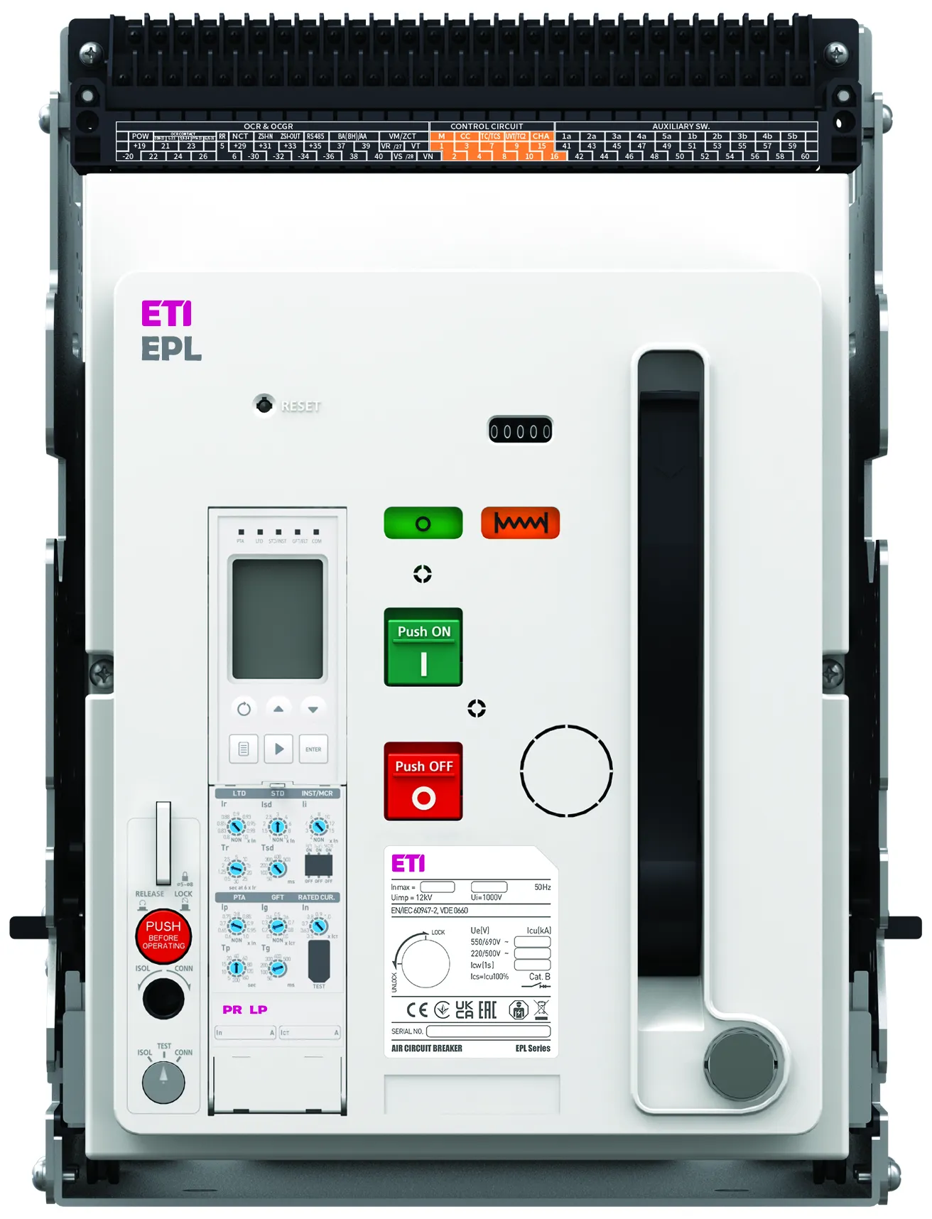 Повітряний вимикач EPL-06 4H AD/M2C2S2/PR-LP 004695708