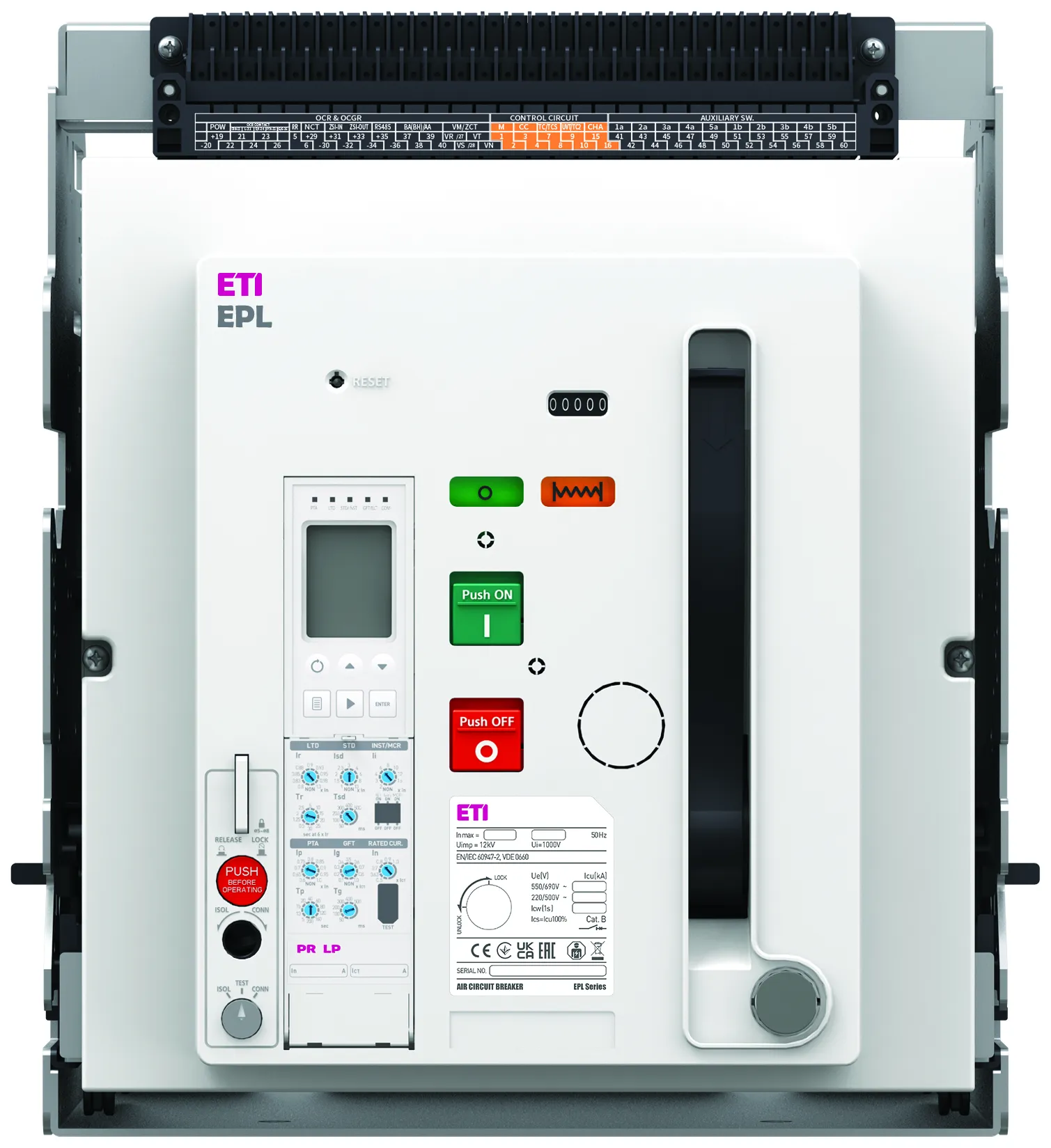 Повітряний вимикач EPL-20 4H BD/M2C2S2/PR-LP 004695713