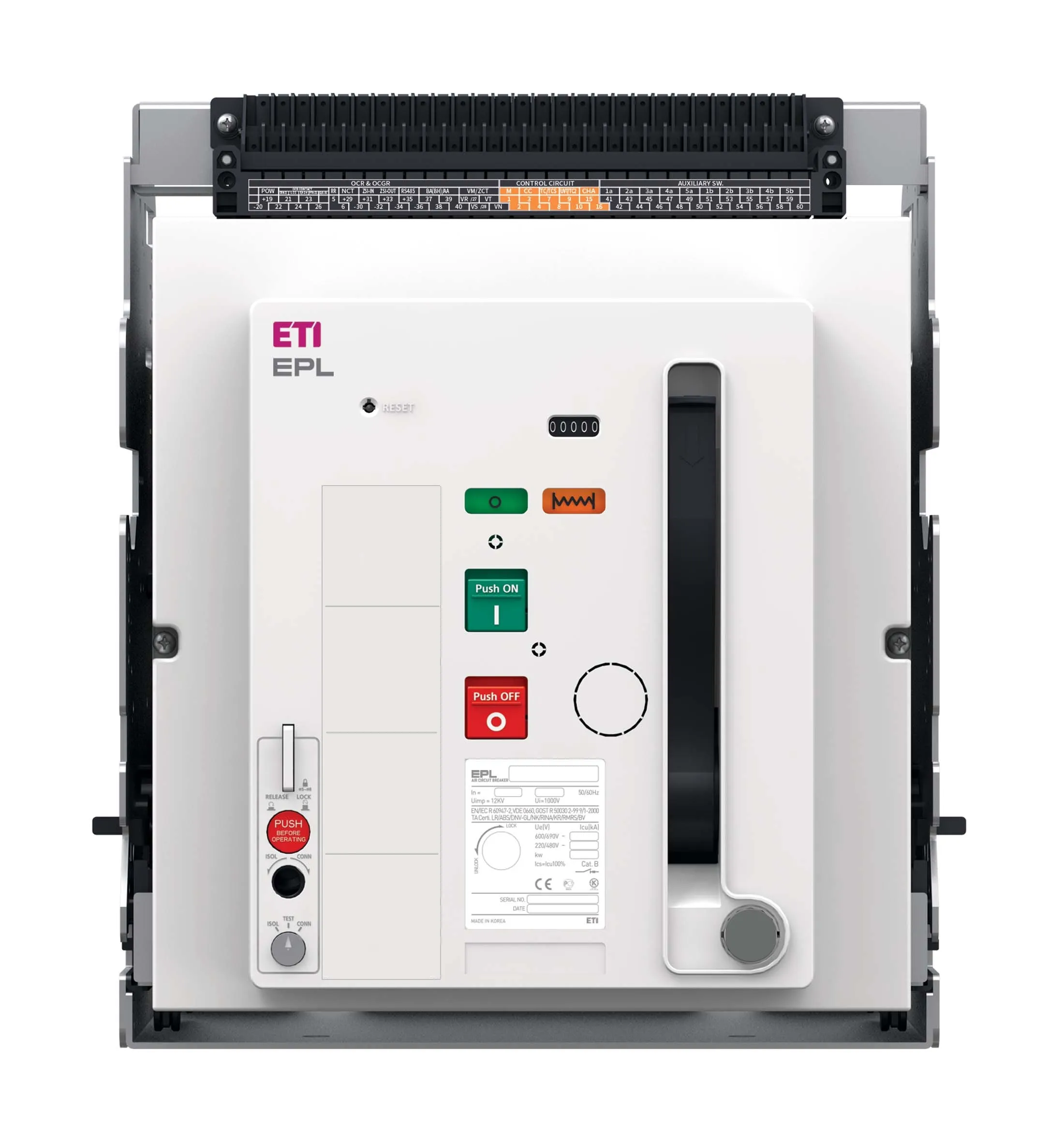 Вимикач навантаження EPL-D-20 3H BD/M2C2S2 004696605