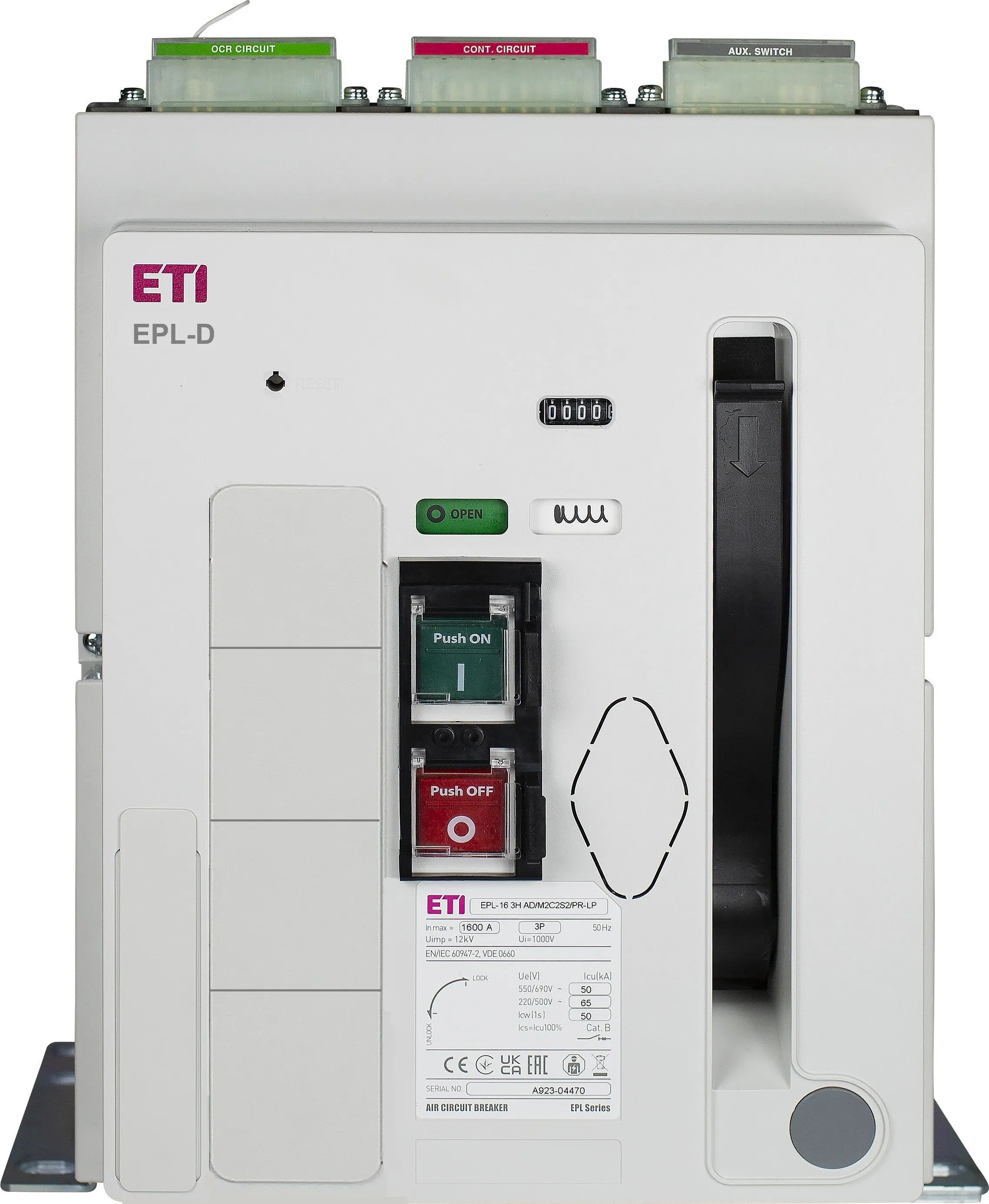 Вимикач навантаження EPL-D-10 3H AF/M2C2S2 004696618
