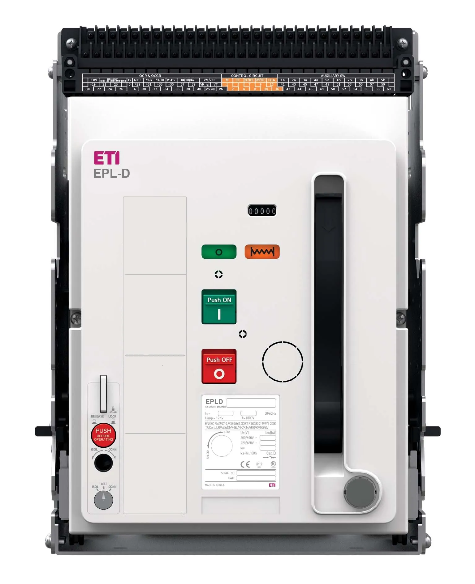 Вимикач навантаження EPL-D-20 3H BF/M2C2S2 004696621