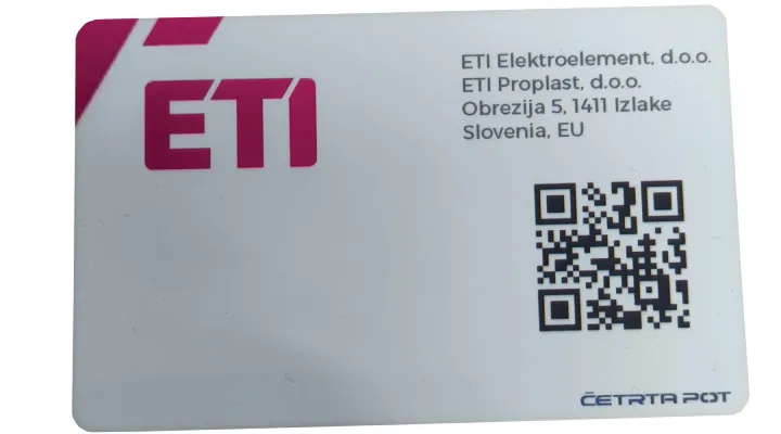 Аксесуари до зарядної станції EVC-RFID card 001800201
