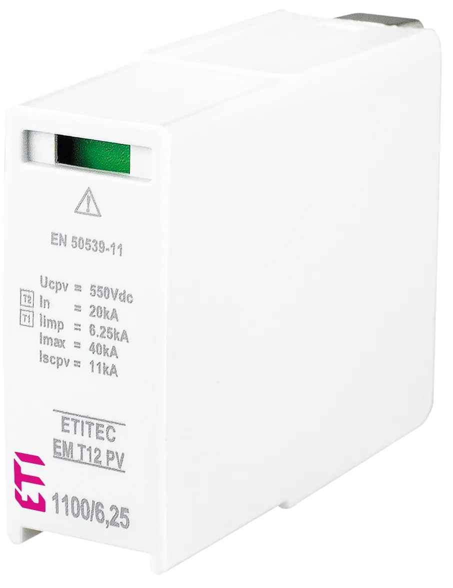 Обмежувач перенапруги MOD. EM T12 PV 550/6,25 002440584