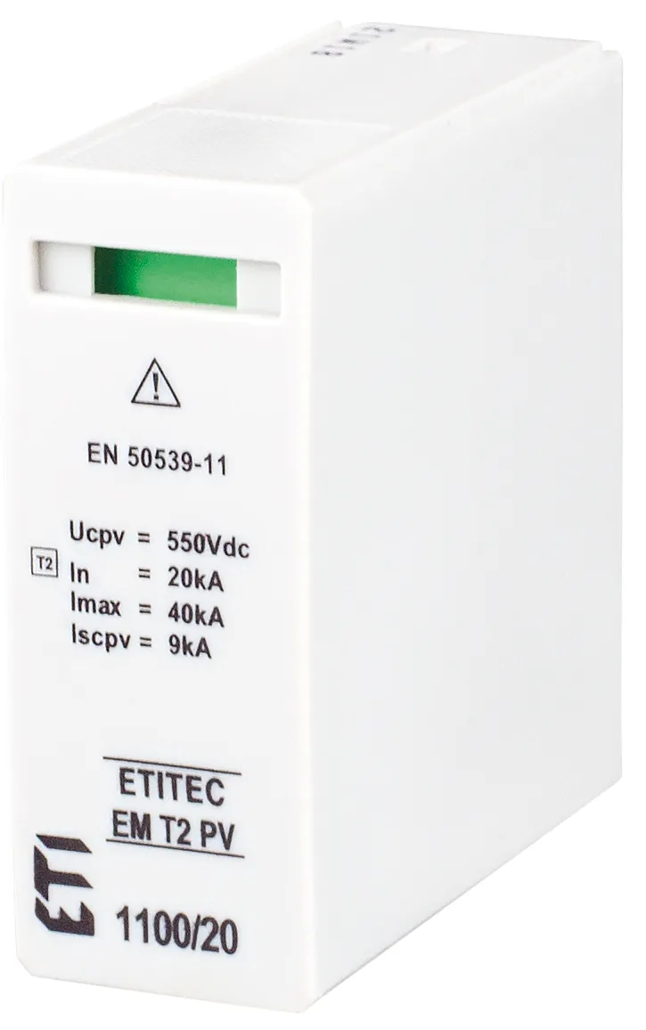 Обмежувач перенапруги MOD. EM T2 PV 750/20 002440628