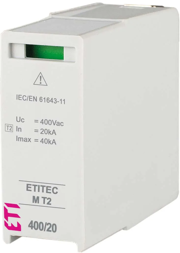 Обмежувач перенапруги MOD.ETITEC M T2 400/20 PE/N 002440822