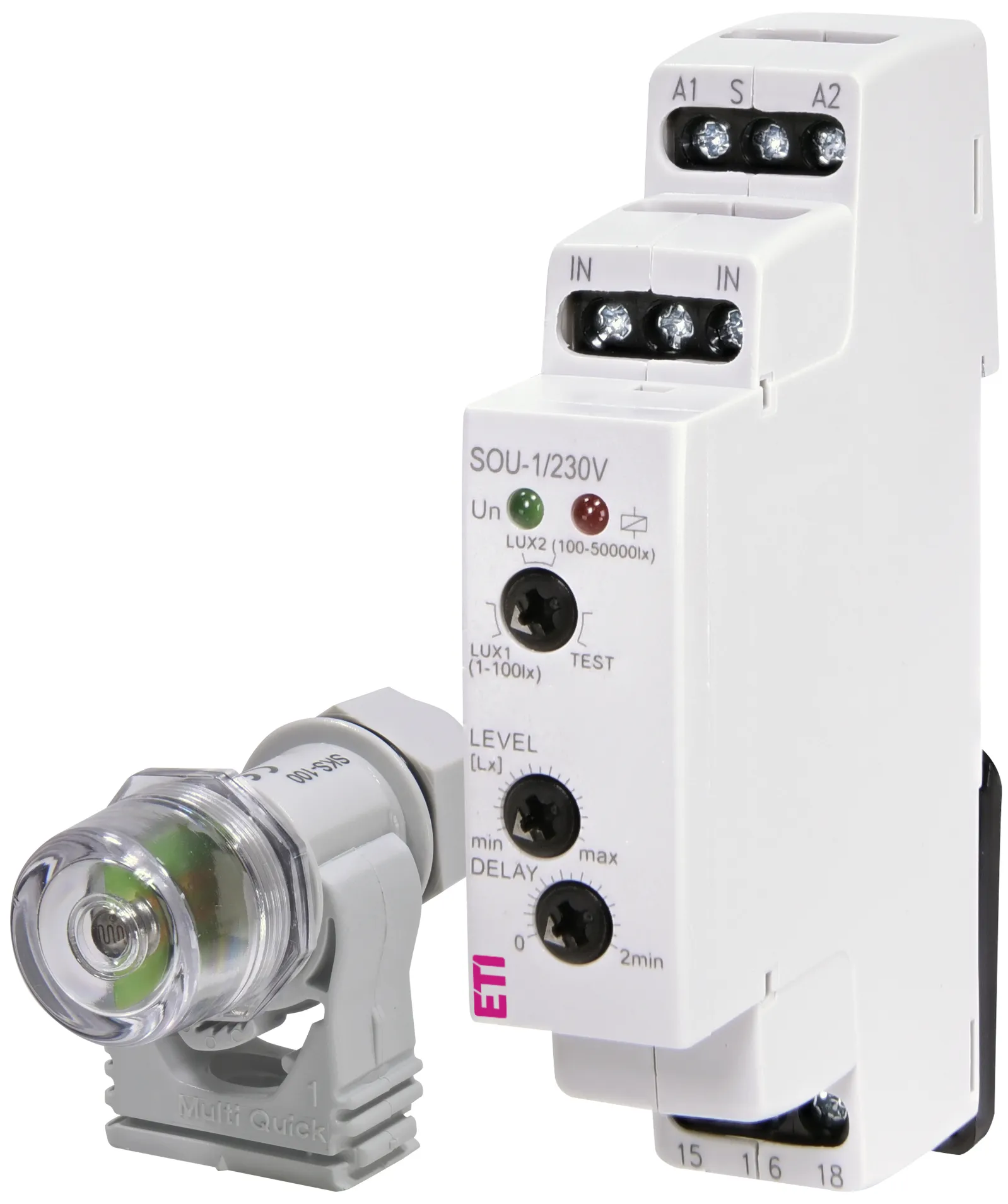 Сутінкове реле SOU-1/230V+senzor 002470011