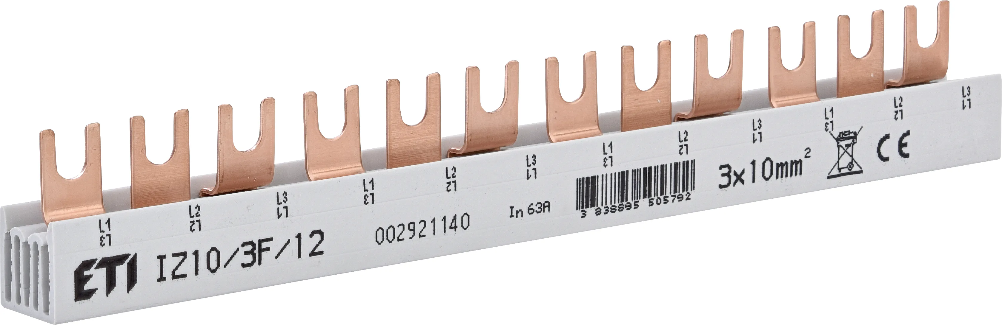 Шина ізольована IZ10/3F/12 002921140