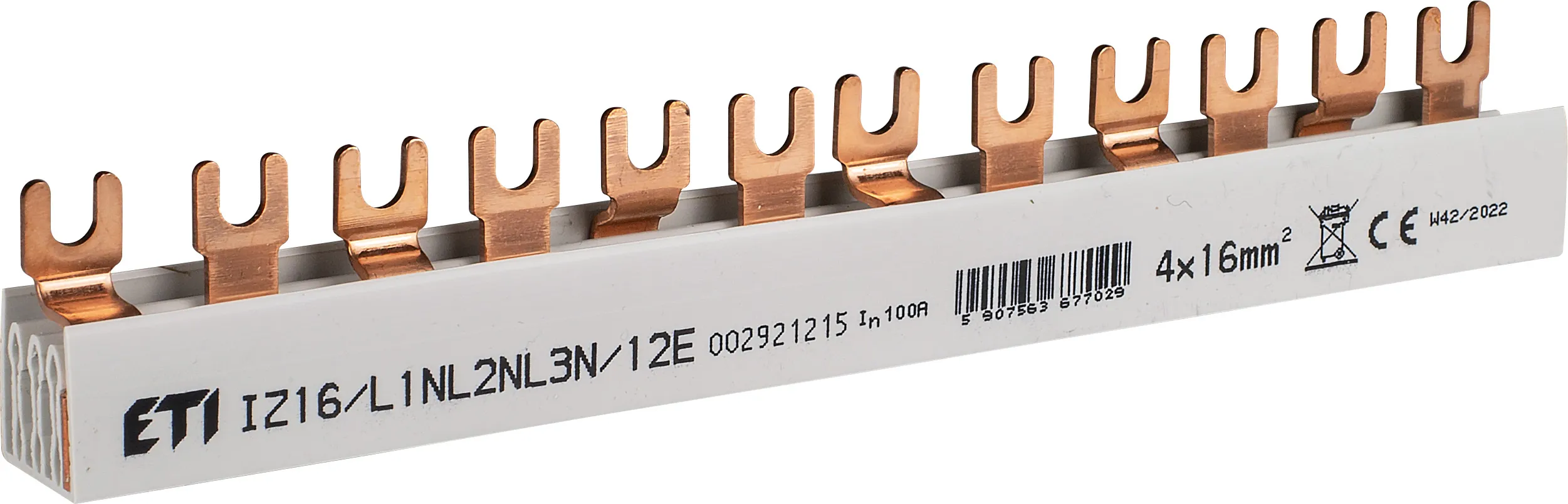 Шина ізольована IZ16/L1NL2NL3N/12 002921215