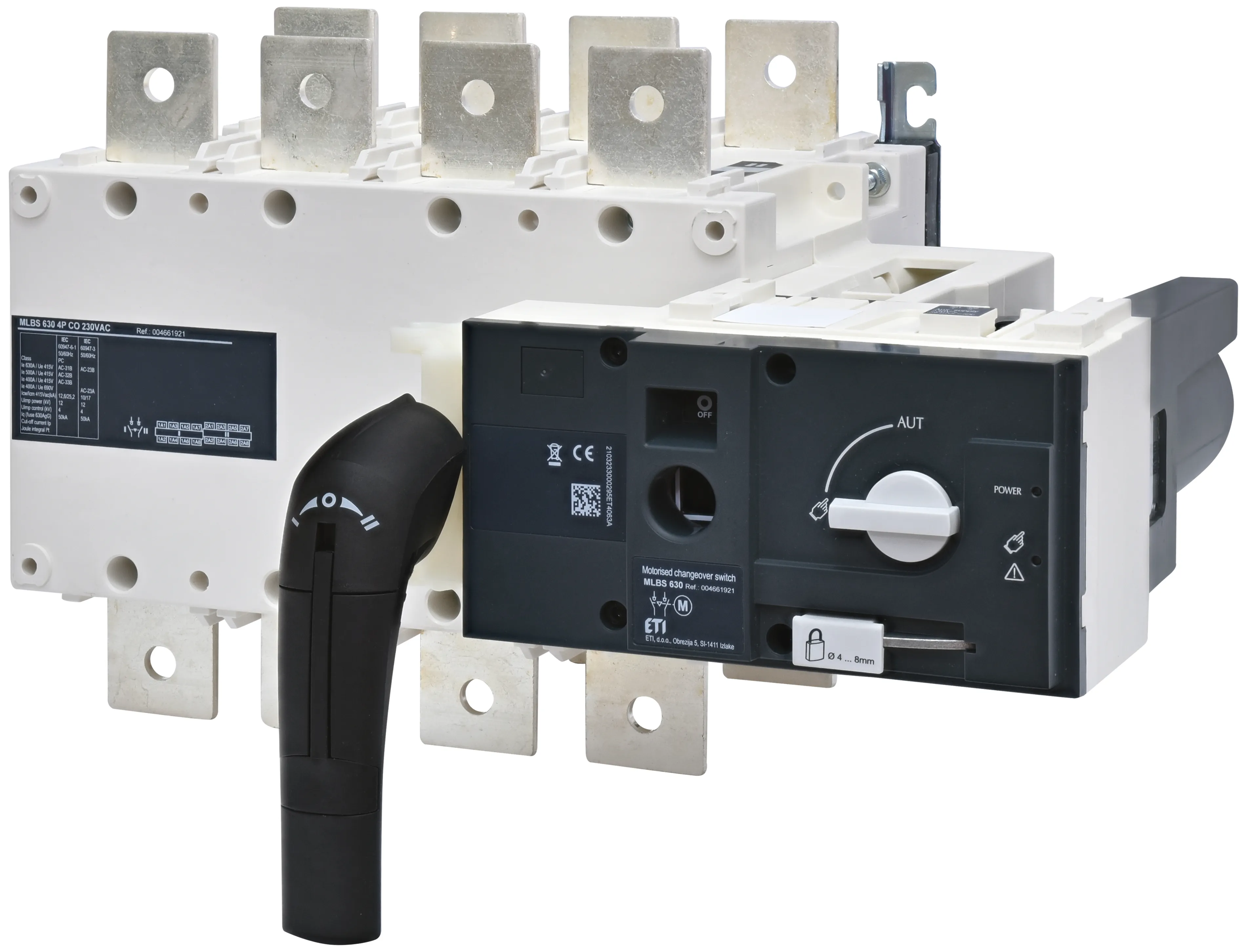 Перемик. навант. з мотор-прив. MLBS 630 4P CO 230VAC 004661921