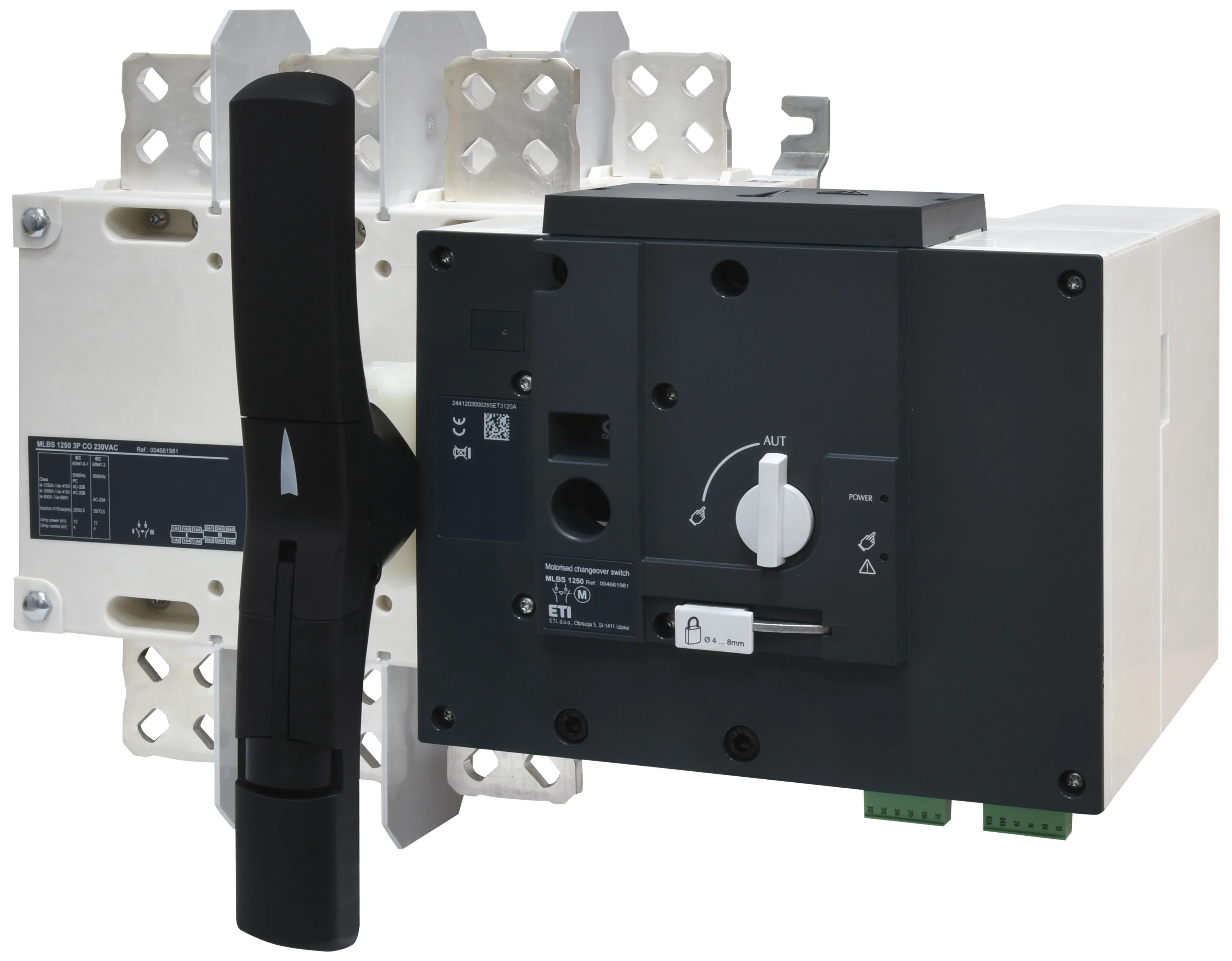 Перемик. навант. з мотор-прив. MLBS 1250 3P CO 230VAC 004661981