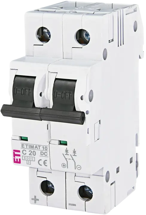 Зображення ETIMAT 10-DC 2p C20 6kA