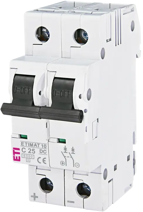 Зображення ETIMAT 10-DC 2p C25 6kA