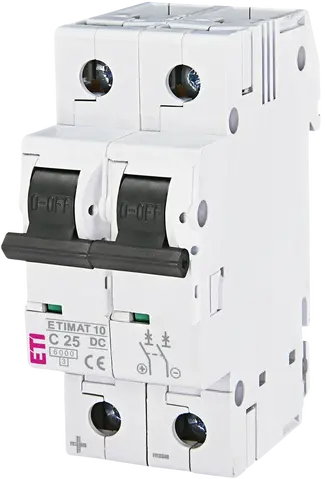 Зображення ETIMAT 10-DC 2p C25 6kA