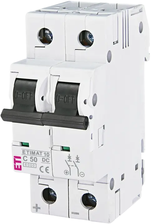 Зображення ETIMAT 10-DC 2p C50 6kA