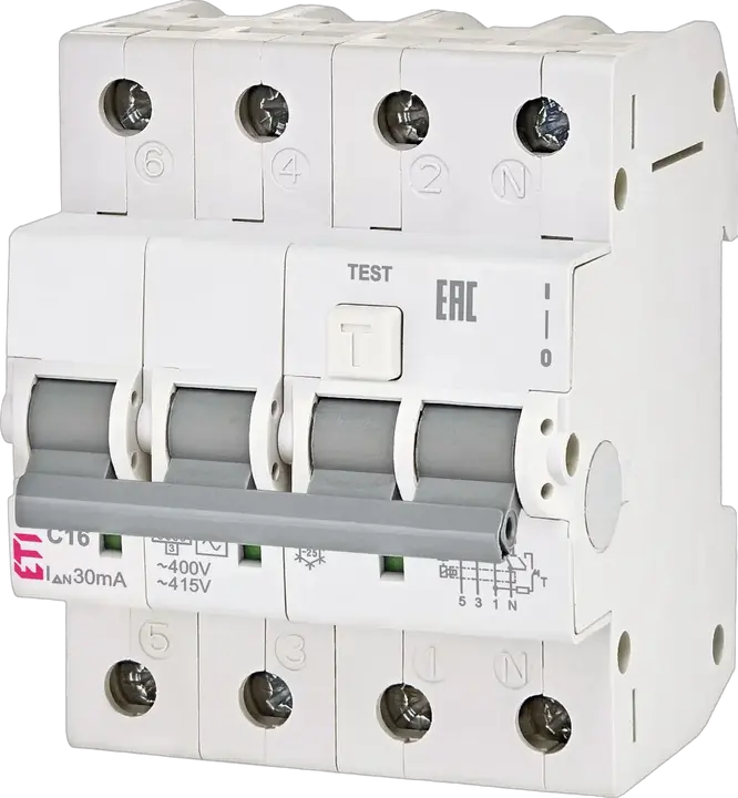 Зображення KZS-4M 3p+N A C32/0.03 120V