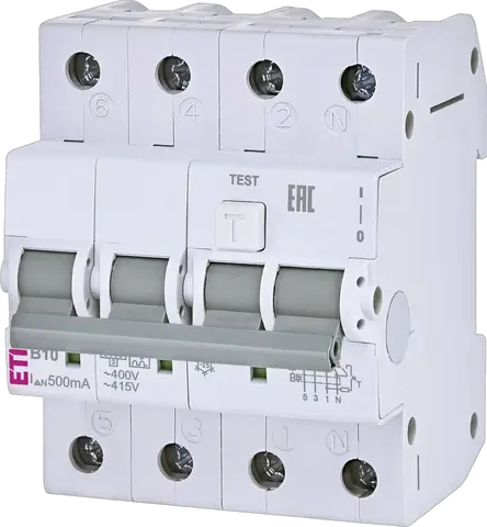 KZS-4M 3p+N A B10/0.5