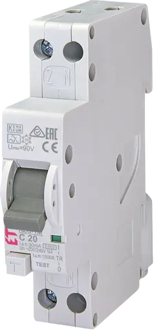 *KZS-1M 1p+N A C20/0.03 6kA