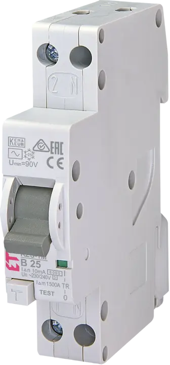 Зображення *KZS-1M 1p+N AC B25/0.01 6kA