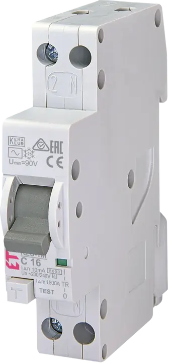 Зображення *KZS-1M 1p+N AC C16/0.01 6kA