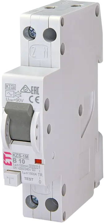 Зображення *KZS-1M 1p+N AC B10/0.1 6kA
