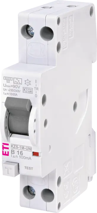 Зображення KZS-1M-UNI 1p+N A B16/0.1