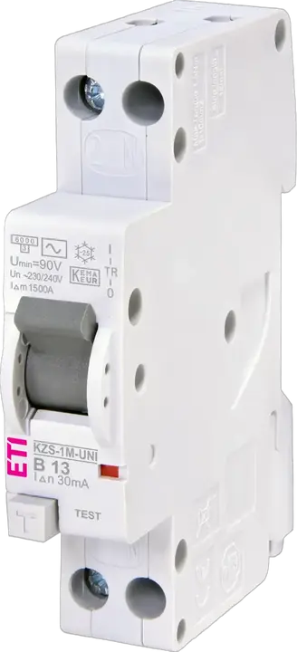 Зображення KZS-1M-UNI 1p+N AC B13/0.03