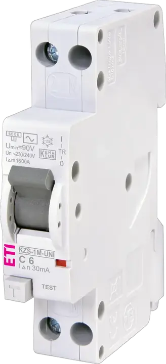 Зображення KZS-1M-UNI 1p+N AC C6/0.03