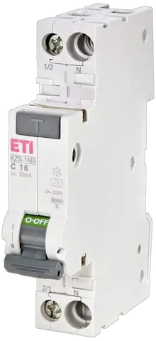 KZS-1MS 1p+N A B13/0.03