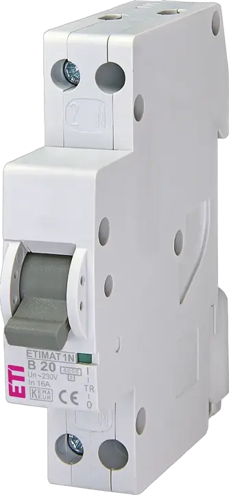 Зображення ETIMAT 1N 1p+N B20 6kA