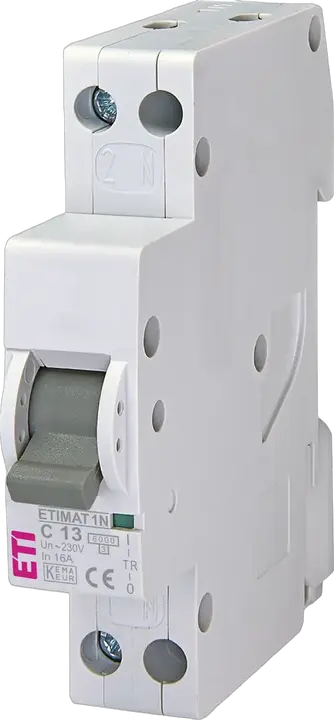 Зображення ETIMAT 1N 1p+N C13 6kA