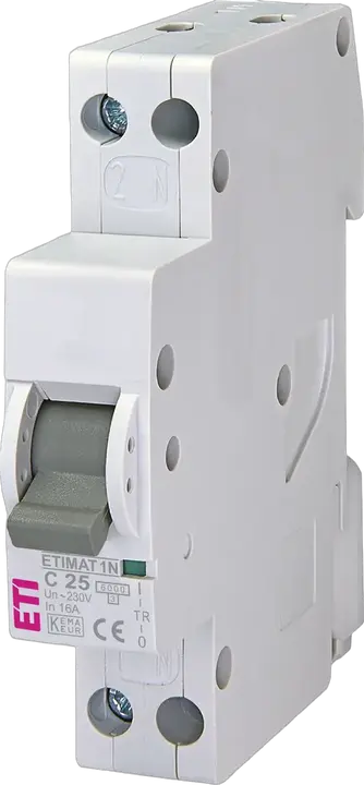 Зображення ETIMAT 1N 1p+N C25 6kA