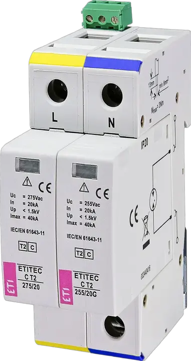 Зображення ETITEC C T2 275/20 1+1 RC