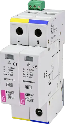 Зображення ETITEC C T2 275/20 1+1 RC