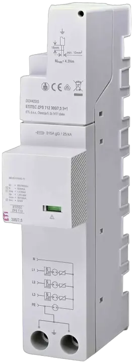 Зображення ETITEC ZPS T12 300/7,5 3+1
