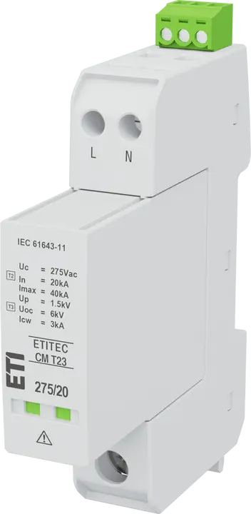 Зображення ETITEC CM T23 275/20 2+0 RC