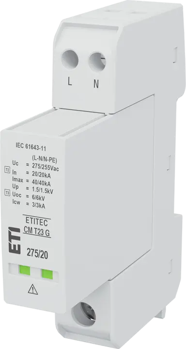 Зображення ETITEC CM T23 275/20 1+1
