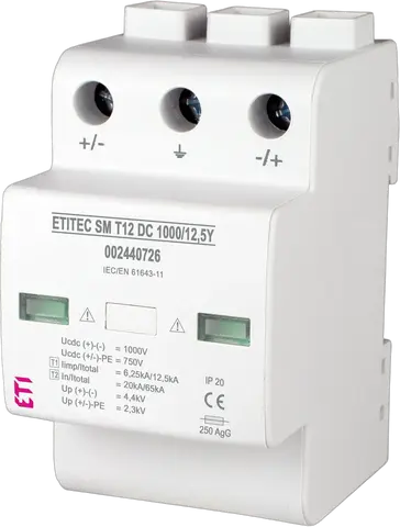 Зображення ETITEC SM T12 DC 1000/12,5 Y R