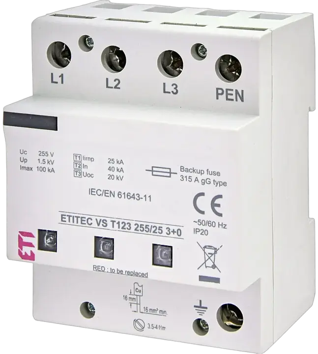 Зображення ETITEC VS T123 255/25 3+0