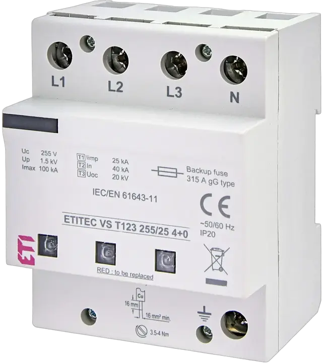 Зображення ETITEC VS T123 255/25 4+0