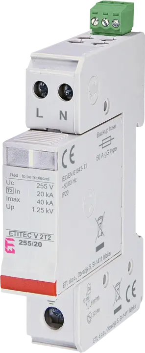 Зображення *ETITEC V 2T2 255/20 2+0 RC