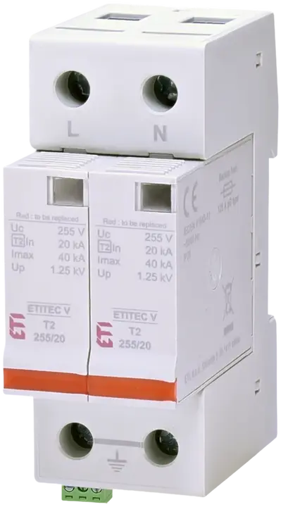 Зображення *ETITEC V T2 255/20 2+0 RC
